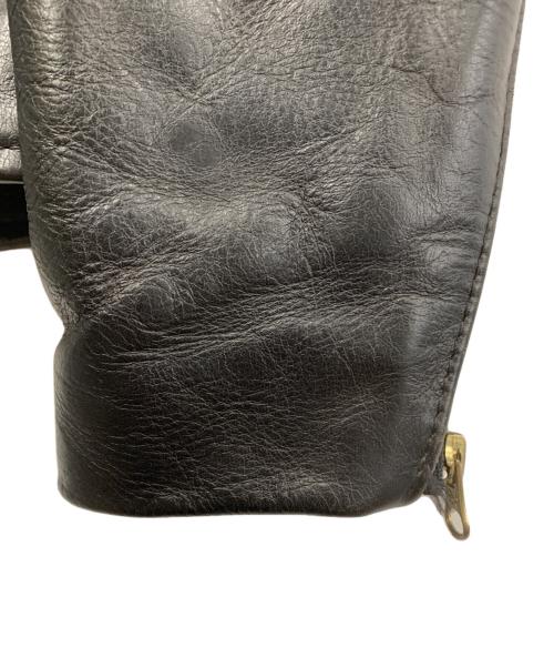 VANSON（バンソン）VANSON (バンソン) レザージャケット ブラック サイズ:36の古着・服飾アイテム