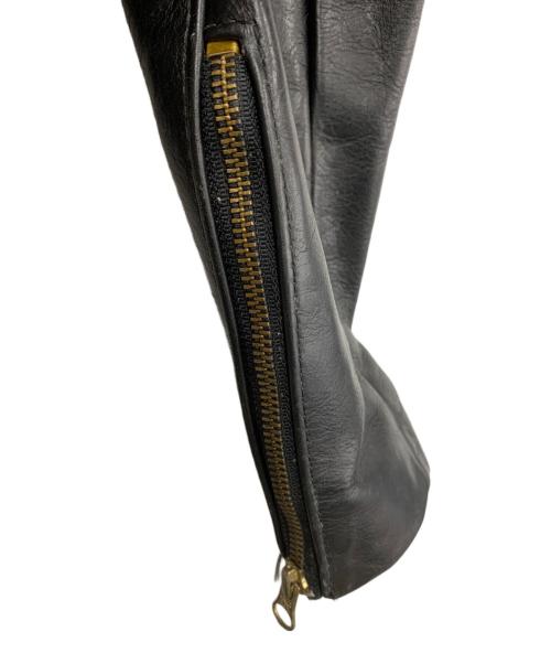 VANSON（バンソン）VANSON (バンソン) レザージャケット ブラック サイズ:36の古着・服飾アイテム