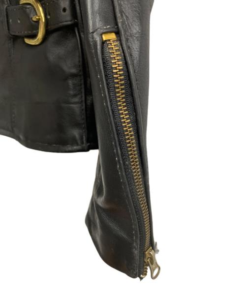 VANSON（バンソン）VANSON (バンソン) レザージャケット ブラック サイズ:36の古着・服飾アイテム