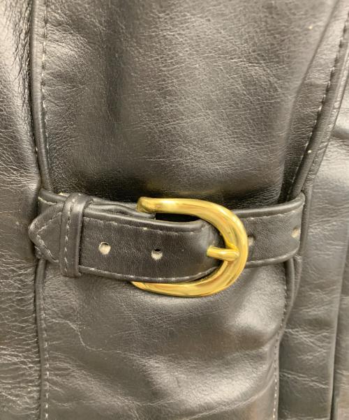 VANSON（バンソン）VANSON (バンソン) レザージャケット ブラック サイズ:36の古着・服飾アイテム