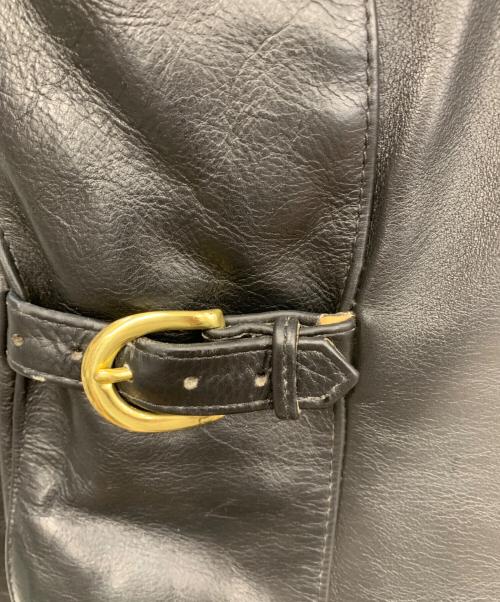 VANSON（バンソン）VANSON (バンソン) レザージャケット ブラック サイズ:36の古着・服飾アイテム