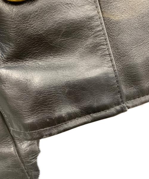 VANSON（バンソン）VANSON (バンソン) レザージャケット ブラック サイズ:36の古着・服飾アイテム