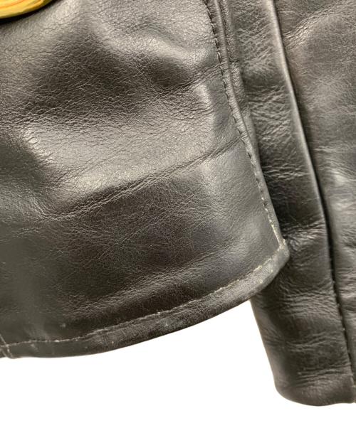 VANSON（バンソン）VANSON (バンソン) レザージャケット ブラック サイズ:36の古着・服飾アイテム