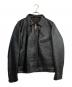 VANSON（バンソン）の古着「レザージャケット」｜ブラック