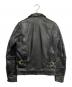 VANSON (バンソン) レザージャケット ブラック サイズ:36：30000円