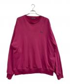 Acne studiosアクネ ストゥディオズ）の古着「フェイスパッチオーバーサイズスウェット」｜パープル