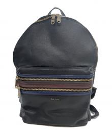 PAUL SMITH（ポールスミス）の古着「レザーリュック」｜ブラック