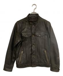 GAP（ギャップ）の古着「レザージャケット」｜ブラウン