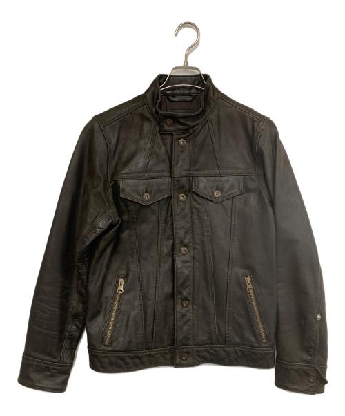 GAP（ギャップ）GAP (ギャップ) レザージャケット ブラウン サイズ:Sの古着・服飾アイテム