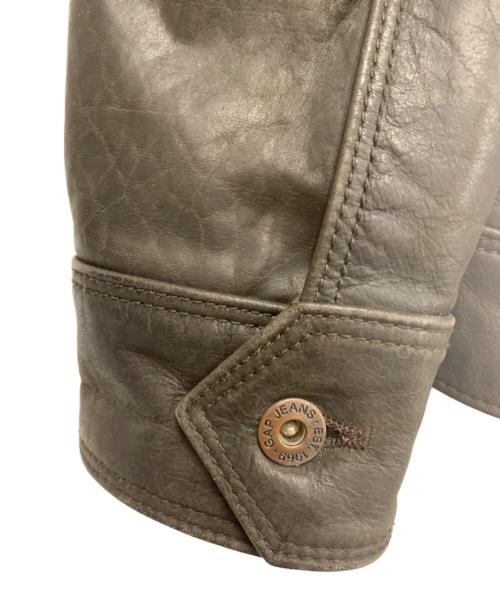 GAP（ギャップ）GAP (ギャップ) レザージャケット ブラウン サイズ:Sの古着・服飾アイテム