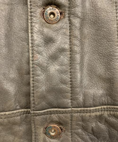 GAP（ギャップ）GAP (ギャップ) レザージャケット ブラウン サイズ:Sの古着・服飾アイテム