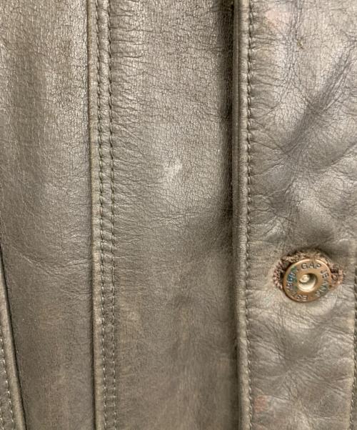 GAP（ギャップ）GAP (ギャップ) レザージャケット ブラウン サイズ:Sの古着・服飾アイテム