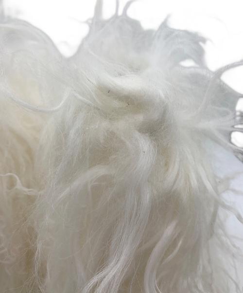 UGG（アグ）UGG (アグ) W FLUFF MOMMA MONGOLIAN ホワイト サイズ:23の古着・服飾アイテム