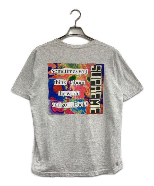 SUPREME（シュプリーム）SUPREME (シュプリーム) 半袖カットソー ライトグレー サイズ:Mの古着・服飾アイテム