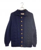 INVERALLANインバーアラン）の古着「厚手カーディガン」｜ネイビー