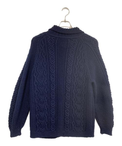 INVERALLAN（インバーアラン）INVERALLAN (インバーアラン) 厚手カーディガン ネイビー サイズ:FREEの古着・服飾アイテム
