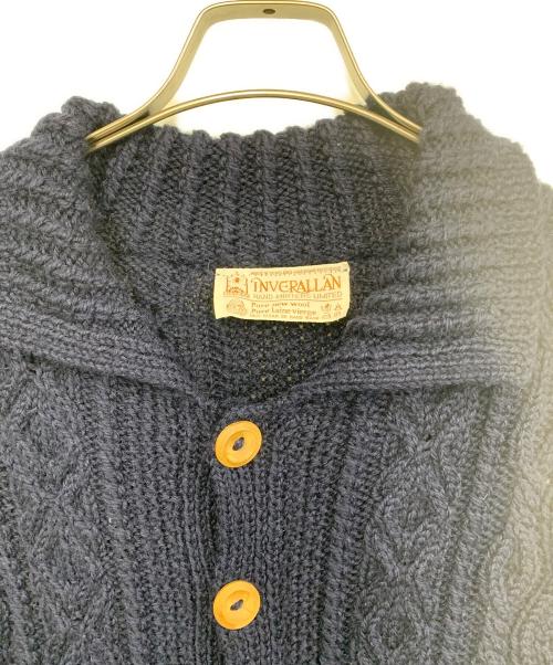 INVERALLAN（インバーアラン）INVERALLAN (インバーアラン) 厚手カーディガン ネイビー サイズ:FREEの古着・服飾アイテム