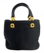 Salvatore Ferragamoサルヴァトーレ フェラガモ）の古着「ショルダーバッグ」｜ブラック