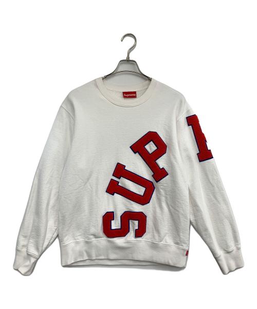 SUPREME（シュプリーム）SUPREME (シュプリーム) Big Arc Crewneck ホワイト サイズ:Mの古着・服飾アイテム