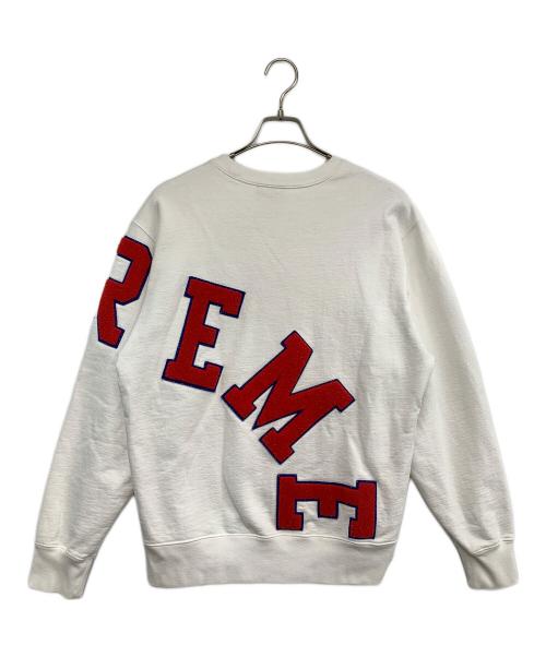 SUPREME（シュプリーム）SUPREME (シュプリーム) Big Arc Crewneck ホワイト サイズ:Mの古着・服飾アイテム