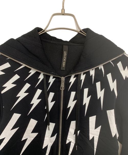 NEIL BARRETT（ニールバレット）NEIL BARRETT (ニールバレット) ジップパーカー ブラック サイズ:Mの古着・服飾アイテム
