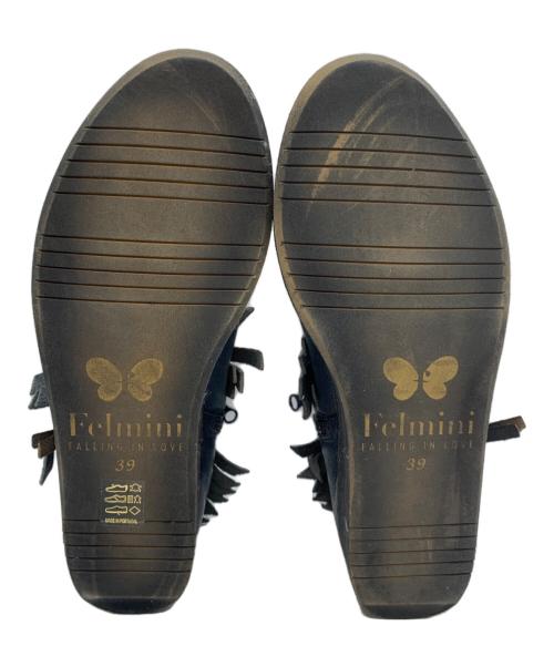 Felmini（フェルミニ）Felmini (フェルミニ) ブーツ ブルー サイズ:39の古着・服飾アイテム