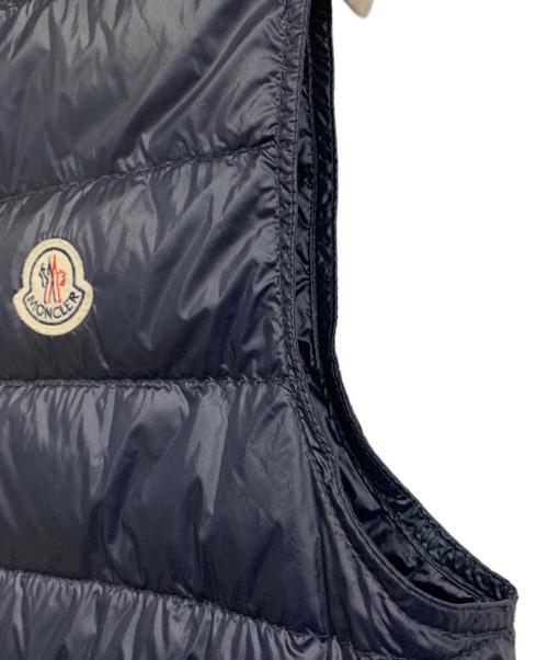 MONCLER（モンクレール）MONCLER (モンクレール) ダウンベスト ネイビー サイズ:2の古着・服飾アイテム