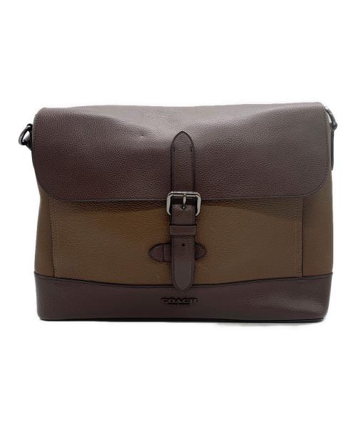 COACH（コーチ）COACH (コーチ) メッセンジャーバッグ ブラウンの古着・服飾アイテム