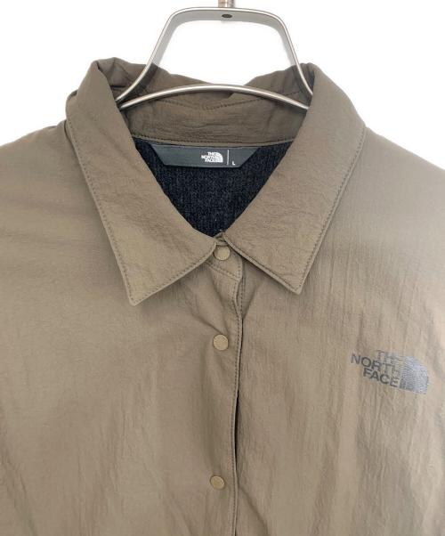 THE NORTH FACE（ザ ノース フェイス）THE NORTH FACE (ザ ノース フェイス) フェイスオクトーバーミッドシャツ カーキ サイズ:Lの古着・服飾アイテム