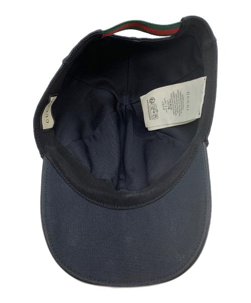 GUCCI（グッチ）GUCCI (グッチ) キャップ ブラックの古着・服飾アイテム