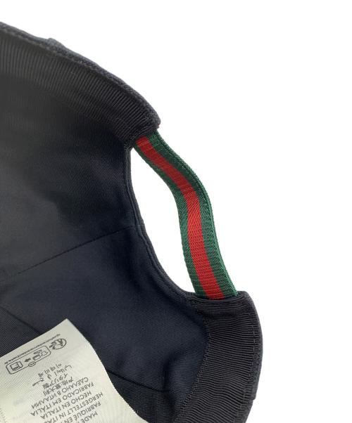GUCCI（グッチ）GUCCI (グッチ) キャップ ブラックの古着・服飾アイテム
