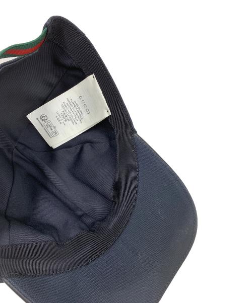 GUCCI（グッチ）GUCCI (グッチ) キャップ ブラックの古着・服飾アイテム