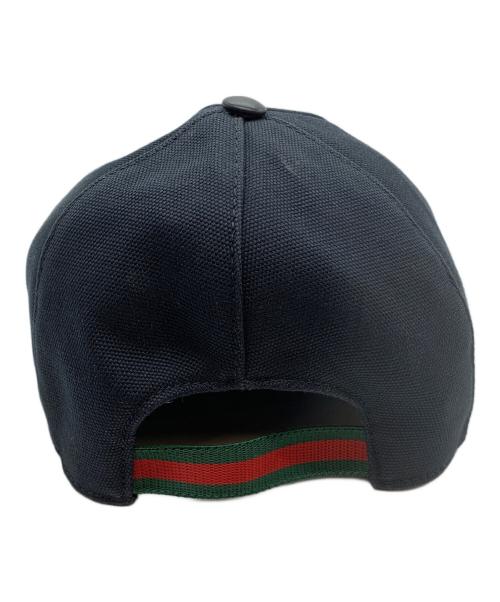 GUCCI（グッチ）GUCCI (グッチ) キャップ ブラックの古着・服飾アイテム