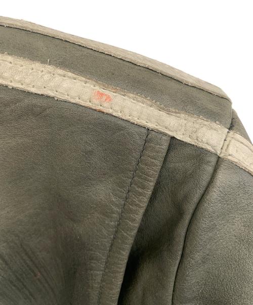 Schott（ショット）Schott (ショット) クラシックレザージャケット グリーン サイズ:Sの古着・服飾アイテム