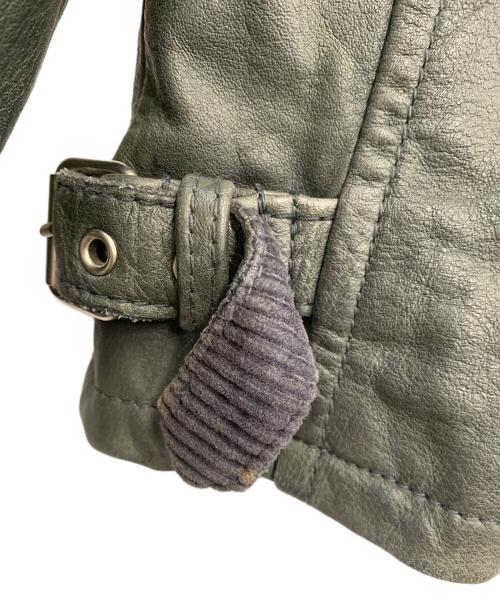 Schott（ショット）Schott (ショット) クラシックレザージャケット グリーン サイズ:Sの古着・服飾アイテム