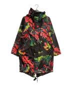 NIKEナイキ）の古着「NSW AOP PARKA」｜ブラック×レッド