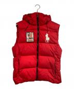 POLO RALPH LAURENポロ・ラルフローレン）の古着「ダウンベスト」｜レッド