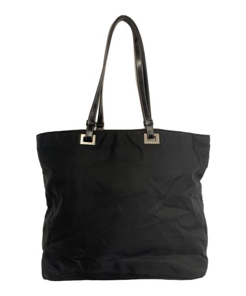 PRADA（プラダ）PRADA (プラダ) ナイロントートバッグ ブラックの古着・服飾アイテム
