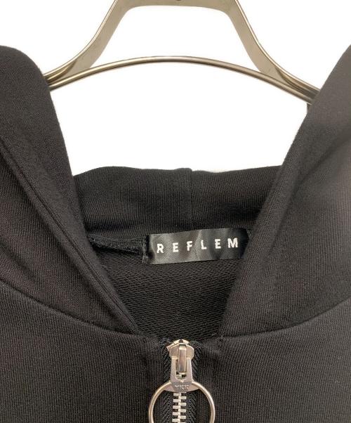 REFLEM（レフレム）REFLEM (レフレム) ジップパーカー ブラック サイズ:FREEの古着・服飾アイテム
