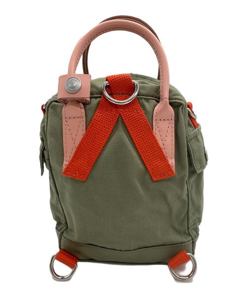 Acne studios（アクネ ストゥディオス）Acne studios (アクネ ストゥディオス) FJALLRAVEN (フェールラーベン) ショルダーバッグ オリーブ×ピンクの古着・服飾アイテム