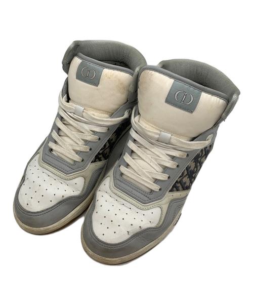 Dior（ディオール）Dior (ディオール) ハイカットスニーカー グレー サイズ:42の古着・服飾アイテム