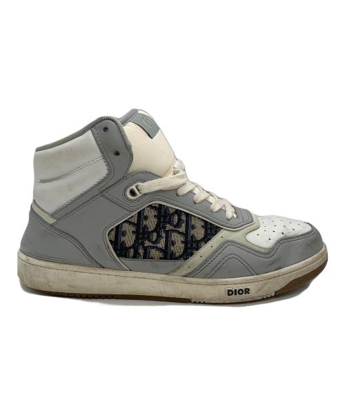 Dior（ディオール）Dior (ディオール) ハイカットスニーカー グレー サイズ:42の古着・服飾アイテム