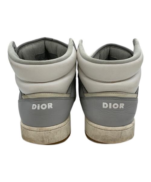 Dior（ディオール）Dior (ディオール) ハイカットスニーカー グレー サイズ:42の古着・服飾アイテム