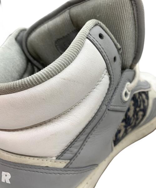 Dior（ディオール）Dior (ディオール) ハイカットスニーカー グレー サイズ:42の古着・服飾アイテム