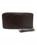 LOUIS VUITTONルイ ヴィトン）の古着「ラウンドファスナー財布」｜ブラウン