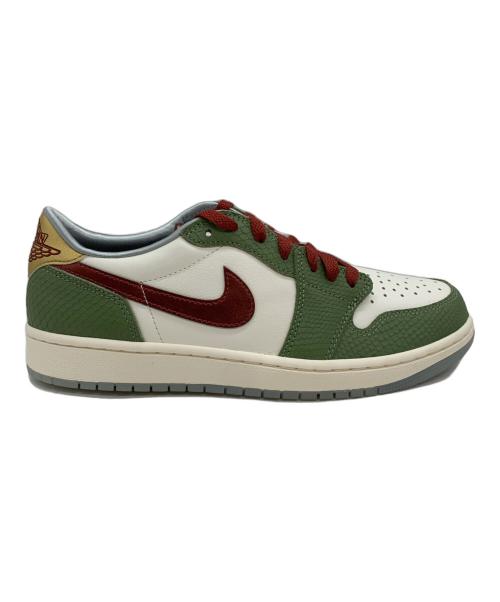 NIKE（ナイキ）NIKE (ナイキ) Air Jordan 1 Low OG  ホワイト×グリーン サイズ:27.5の古着・服飾アイテム