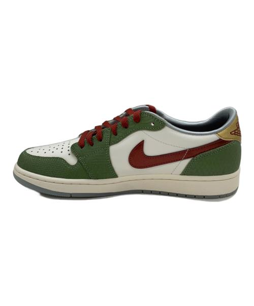 NIKE（ナイキ）NIKE (ナイキ) Air Jordan 1 Low OG  ホワイト×グリーン サイズ:27.5の古着・服飾アイテム