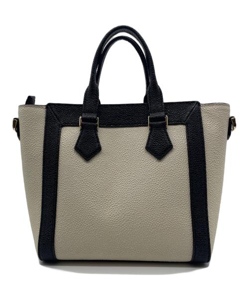 COLE HAAN（コールハーン）COLE HAAN (コールハーン) ハンドバッグ アイボリー×ブラックの古着・服飾アイテム
