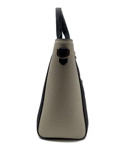 COLE HAAN（コールハーン）COLE HAAN (コールハーン) ハンドバッグ アイボリー×ブラックの古着・服飾アイテム