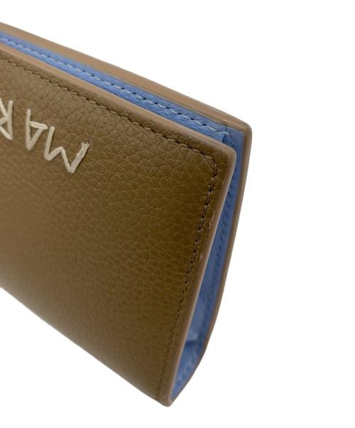 MARNI（マルニ）MARNI (マルニ) 2つ折り財布 ブラウンの古着・服飾アイテム